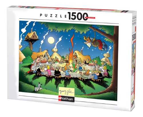 Nathan 87737 - Puzle (1500 Piezas), diseño de Asterix
