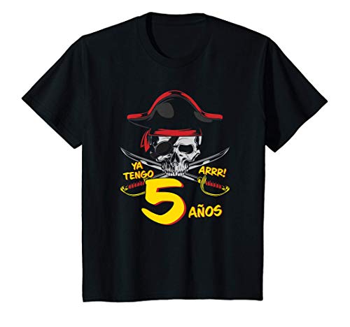 Niños Piratas - Para el 5º cumpleaños del pirata - 5 años - Pirata Camiseta