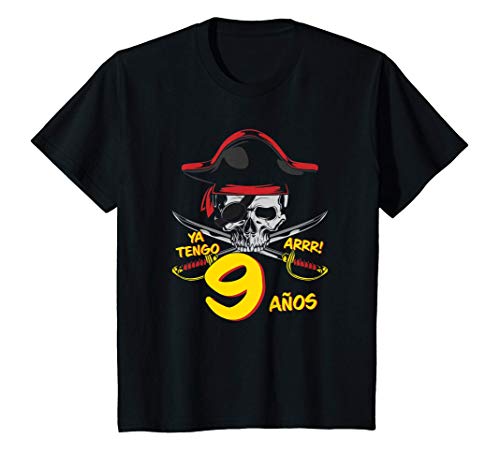 Niños Piratas - Para el 9º cumpleaños del pirata - 9 años - Pirata Camiseta
