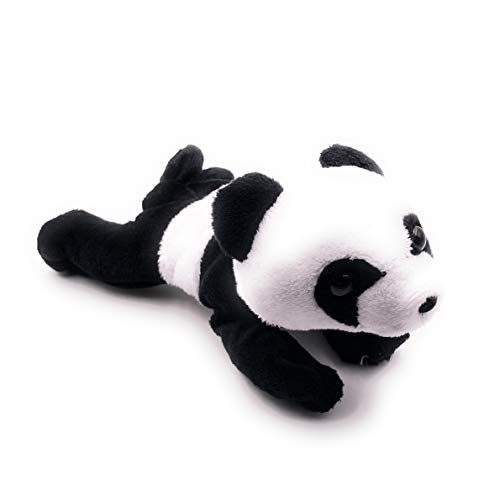 Onwomania Peluche Juguete Suave Peluche Oso Panda Oso de bambú Panda Longitud 18 cm Multicolor