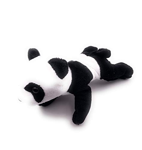 Onwomania Peluche Juguete Suave Peluche Oso Panda Oso de bambú Panda Longitud 18 cm Multicolor