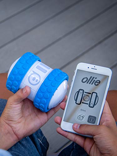 Orbotix Ollie 1B01ROW - Robot controlado por móvil (Bluetooth, USB, compatible con iOS y Android), blanco y azul