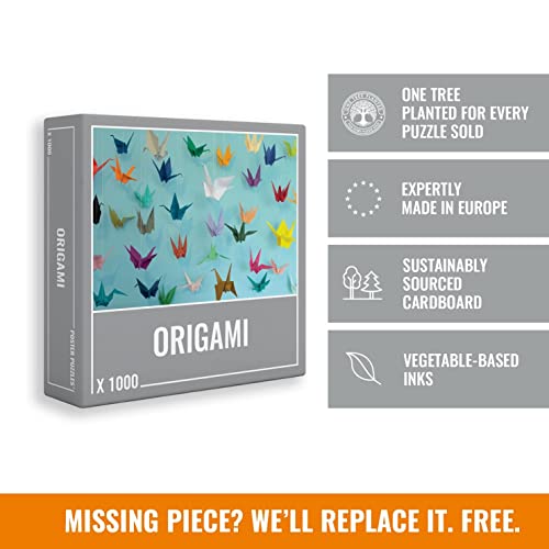 Origami: ¡genial rompecabezas de 1000 piezas para adultos!