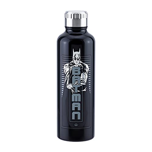 Paladone Botella de agua de metal Batman