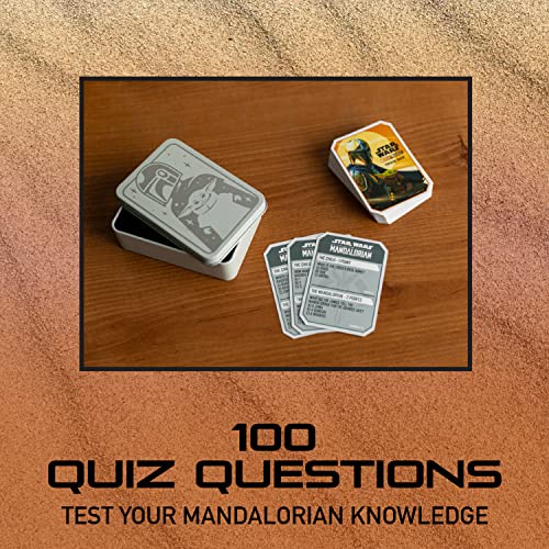 Paladone-RD-RS560223 The Mandalorian Trivia Quiz con 100 Preguntas, Multicolor, único (PP8551MAN)