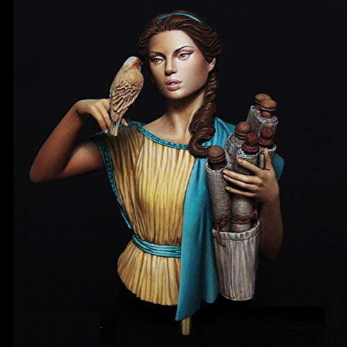 PANGCHENG 1/10 Hipatia, Busto Modelo de Resina GK, Tema histórico, Kit sin Montar y sin Pintar