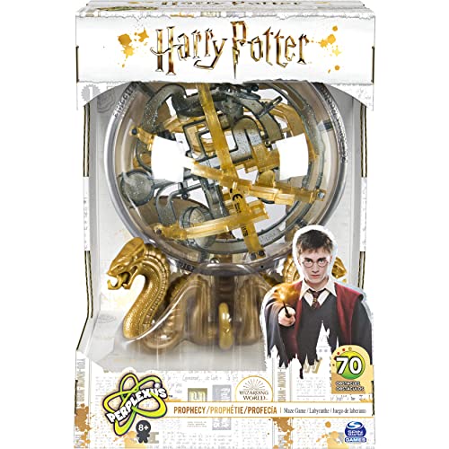 PERPLEXUS - ROMPECABEZAS PERPLEXUS HARRY POTTER - Bola Laberinto 3D Perplexus Harry Potter Prophecy con 70 Obstáculos - 6060828 - Juguetes Niños 8 años +