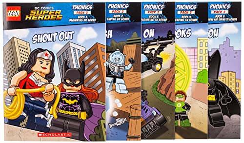 Phonics Pack 2 (LEGO DC Super Heroes) (Lego DC Comics Super Heroes K-1st - Reading Level Grade 1, 2)