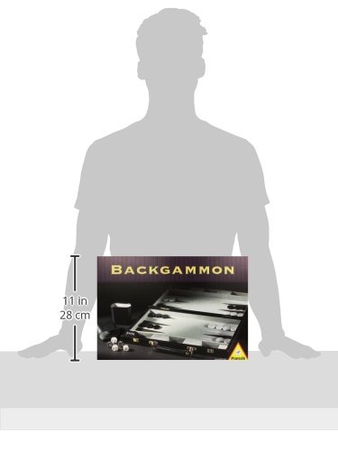 Piatnik 634581 - Backgammon en maletín (tamaño pequeño)