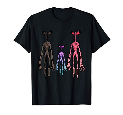 Pixeled Siren Head Costume for Kids Boys, Pixel Art Monsters Camiseta