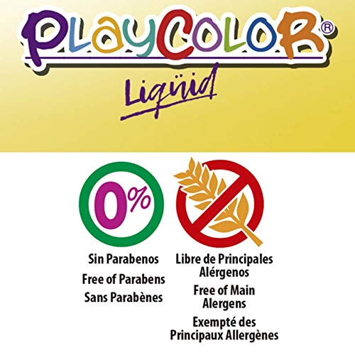 Playcolor Liqüid Basic 40ml - Pintura Tempera - 12 Colores sutidos - 19941
