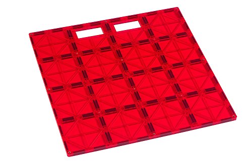 Playmags: súper Durable construcción Estabilizador Set - Compatible con los Principales fichas magnéticas Marcas - Conjunto Duradero Incluye 1 - 12 "x 12" y 4 - 6 "x 6" (los Colores Pueden Variar)