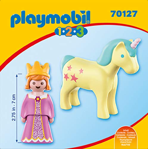 Playmobil 1.2.3 Princesa Unicornio
