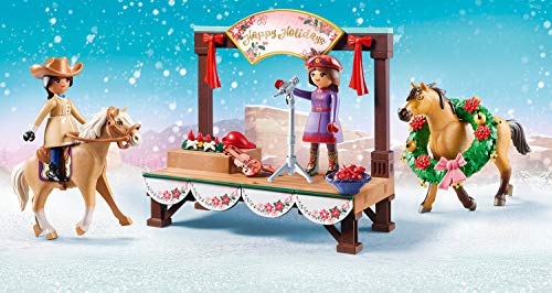 PLAYMOBIL DreamWorks Spirit 70396 Concierto de Navidad, A Partir de 4 Años