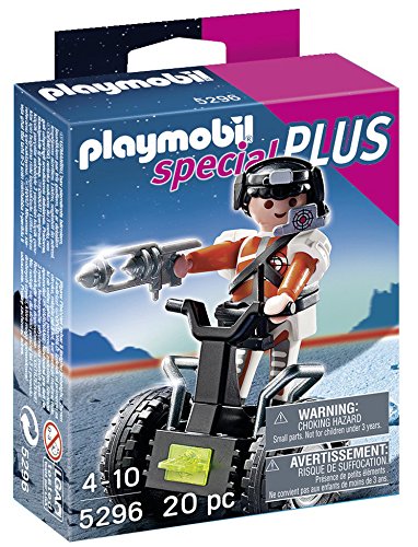 PLAYMOBIL Especiales Plus -  Agente Secreto con Balance Racer , Juguete Educativo, Multicolor, 10 x 3,5 x 12,5 cm, (5296)