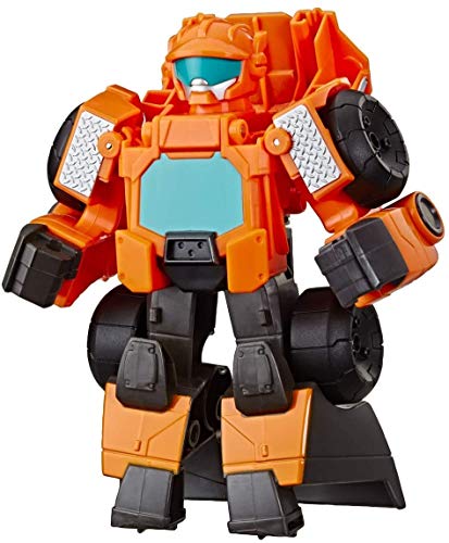Playskool Heroes Transformers Rescue Bots Wedge - Robot de Juguete Convertible de 15 cm, Figura de acción Coleccionable, Juguete para niños a Partir de 3 años