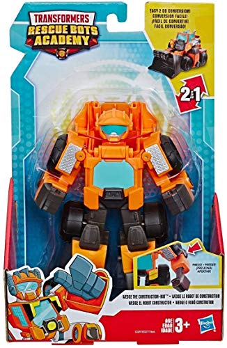 Playskool Heroes Transformers Rescue Bots Wedge - Robot de Juguete Convertible de 15 cm, Figura de acción Coleccionable, Juguete para niños a Partir de 3 años