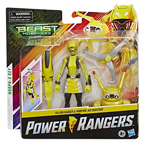 Power Rangers Beast Morphers Figuras 15 Cm Ranger Rojo Y Morphin Jax Beastbot (Hasbro E80875X0)