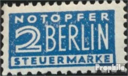 Prophila Collection Bizonal (Aliados Besetzung) Z2BB W recargo obligatorio 1948 Notopfer Berlín (Sellos para los coleccionistas)