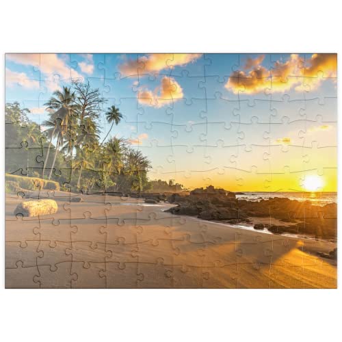 Puesta De Sol Tropical En La Costa del Pacífico De Costa Rica - Premium 100 Piezas Puzzles - Colección Especial MyPuzzle de Puzzle Galaxy