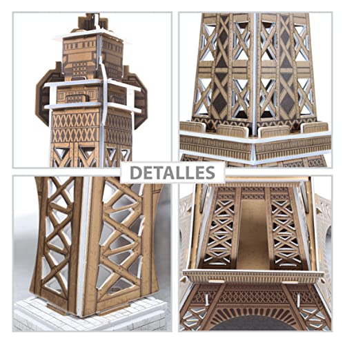 Puzzle 3D - Torre Eiffel, Puzle 3D Torre Eiffel, Puzzles 3D Paris, Puzzles para Adultos, Puzzle 3D Torre Eiffel, Puzzle 3D Adultos Y Puzzle 3D Niños.