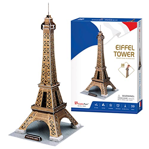 Puzzle 3D - Torre Eiffel, Puzle 3D Torre Eiffel, Puzzles 3D Paris, Puzzles para Adultos, Puzzle 3D Torre Eiffel, Puzzle 3D Adultos Y Puzzle 3D Niños.