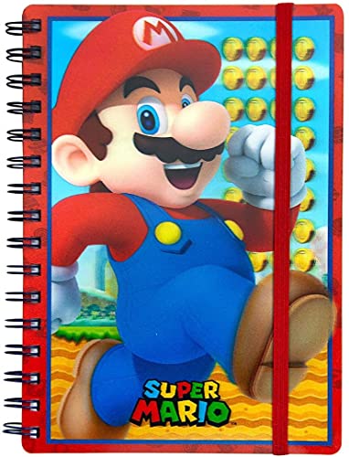Pyramid Super Mario - Spiral Notebook 3D Mario