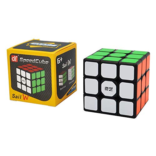 QI YI TOYS Speed Cube 3x3x3 | Cubo mágico de última generación rápido y liso | Material duradero y no tóxico | Cubo mágico para adultos y niños (Speedcube 3x3x3)