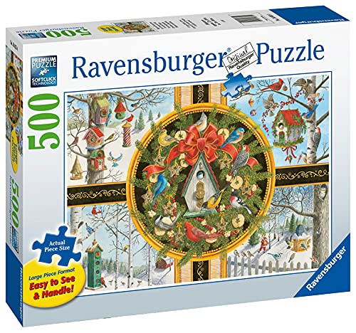 Ravensburger Christmas Songbirds - Puzzle de 500 Piezas para Adultos y niños a Partir de 10 años