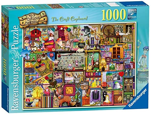 Ravensburger Puzzle 1000 Piezas, Colin Thompson The Craft Cupboard, Colección Fantasy, Puzzle para Adultos, Jigsaw Puzzle Ravensburger de óptima calidad