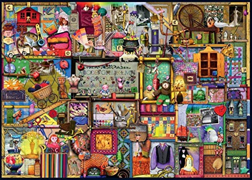 Ravensburger Puzzle 1000 Piezas, Colin Thompson The Craft Cupboard, Colección Fantasy, Puzzle para Adultos, Jigsaw Puzzle Ravensburger de óptima calidad