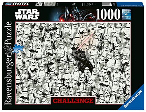 Ravensburger Puzzle 1000 piezas, Star Wars Challenge, Colección Challenge, Puzzle Star Wars, Impossible Rompecabezas de calidad, Jigsaw Puzzle