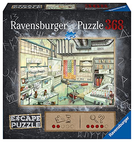 Ravensburger Puzzle, Puzzle Escape the puzzle, El taller del Alquimista, 368 Piezas, Puzzle Adultos, Edad Recomendada 12+, Rompecabeza Adultos de Calidad