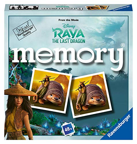 Ravensburger Raya & The Last Dragon - Mini Juego de Memoria para niños a Partir de 3 años