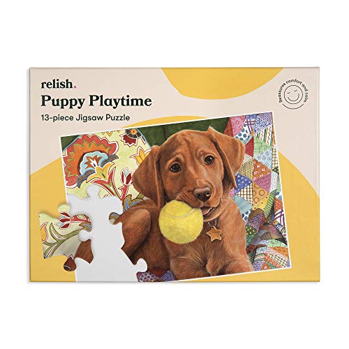 Relish ‘Puppy Playtime’ Puzle de 13 Piezas diseñado para Personas ancianas con Demencia / Alzheimer’s