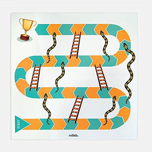 Relish Serpientes y Escaleras y Juego de Mesa Ludo - Productos de Alzheimer y Demencia Juegos, Actividades y Juguetes