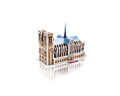 Revell 3D Puzzle- Catedral de Notre Dame, el corazón de París Descubre el Mundo en 3D, diversión para jóvenes y Mayores, Color Coloreado (121)