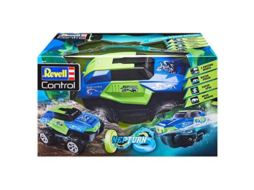 Revell Control-RC Stunt Car NEPTURN Juguetes a Control Remoto, Color Verde, Azul (24648)