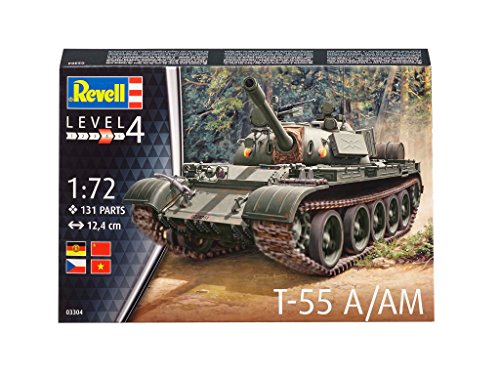 Revell-T-55 A/Am Maqueta Kit de Construcción, Escala 1:35, Multicolor (03304)