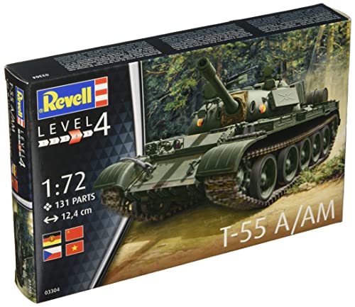 Revell-T-55 A/Am Maqueta Kit de Construcción, Escala 1:35, Multicolor (03304)