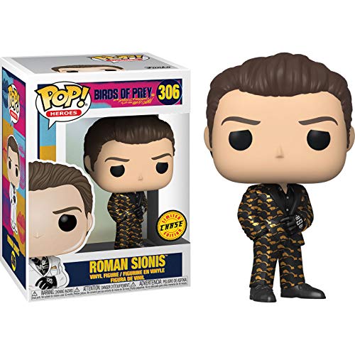 Roman Sionis (Chase): Funk o Pop! Heroes Vinyl Figure Bundle with 1 Compatible 'ToysDiva' Graphic Protector (306 - 44374 - B)