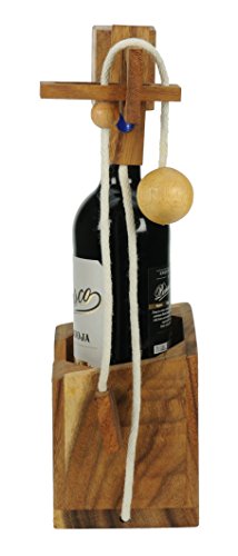 Rompecabezas de Botellas de Vino - Envoltorio Exclusivo para Botellas de Regalo - Regalo de Prueba para Adultos Hombres o Mujeres