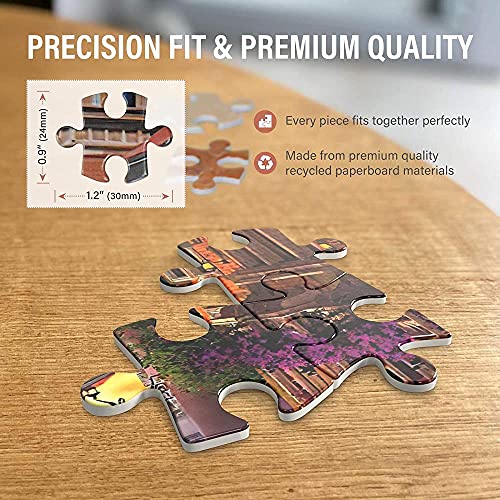 Rompecabezas para Adultos,Mr. Wolf-1000Piezas1000 Piece Puzzle Large Wooden Puzzles Kids Best Gift for for Adults and Kids