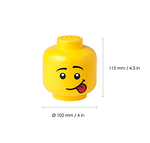 Room Copenhagen-Mini-Cabeza de Almacenamiento Lego, Silly, Color Gracioso, (40331726)