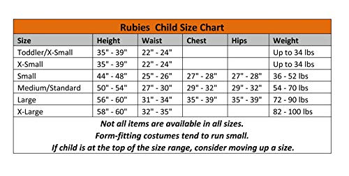 Rubbies - Disfraz de Star Wars infantil, talla M (5-7 años) (135015)