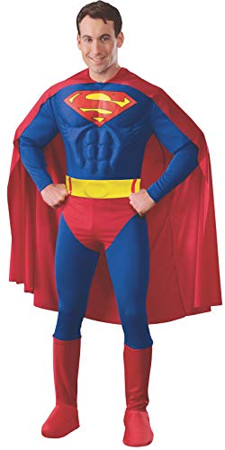 Rubbies - Disfraz de Superman para hombre, talla L