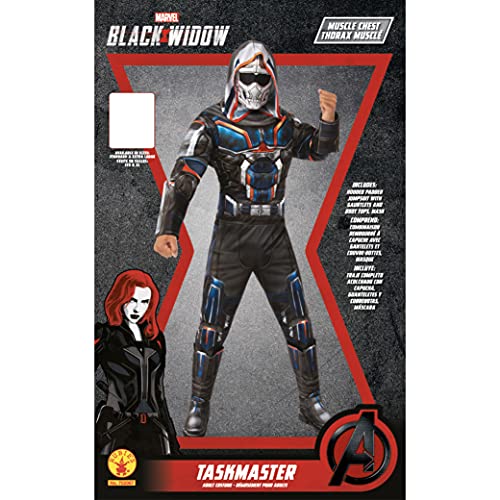 Rubies 702067STD Marvel Studios Black Widow Movie Deluxe Taskmaster Disfraz, hombre, como se muestra, estándar