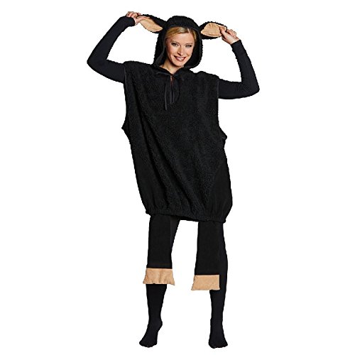 Rubie's Disfraz unisex de oveja negra para carnaval, talla S