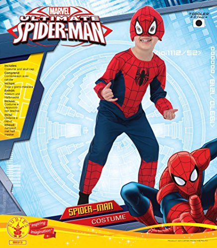 Rubie's I-886919 Disfraz Spiderman de niño a partir de 3 años L, Azul/ Rojo