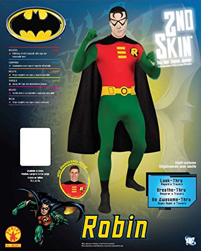 Rubies 's Oficial de Hombre Robin 2 nd Skin, Adulto Disfraz – Grande